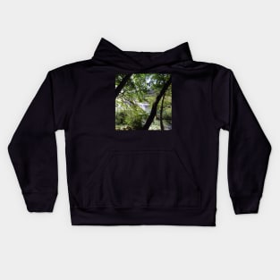 Waterfall woods at Krka National Park, Croatia Kids Hoodie